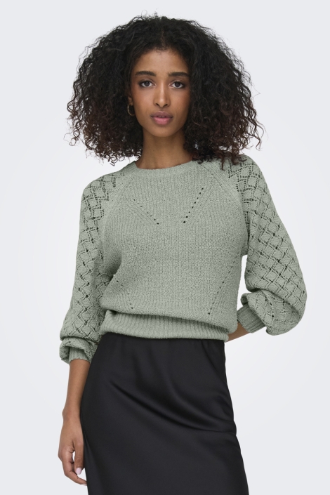 Only onlmiami ls o-neck cc knt